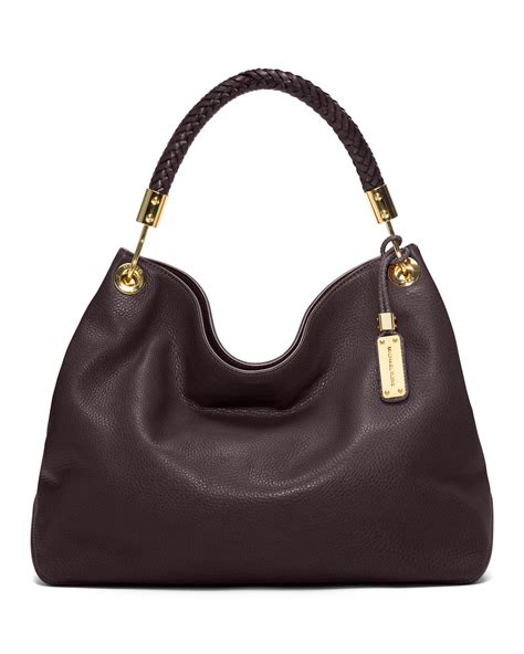 michael kors large skorpios grained shoulder bag|michael kors flat shoulder bags.